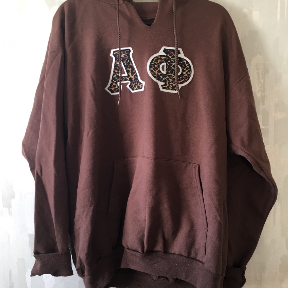 VINTAGE/OVERSIZED ALPHA PHI SWEATSHIRT